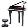 37 Keys Electric Musical Piano Sounds of Nature Keyboard Toy for Kids with Microphone & Chair for Children