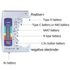 1pcs Digital Battery Tester C D N AA AAA 9V 1.5V Button Cell Capacity Check Detector LCD Display Capacitance Diagnostic Tool