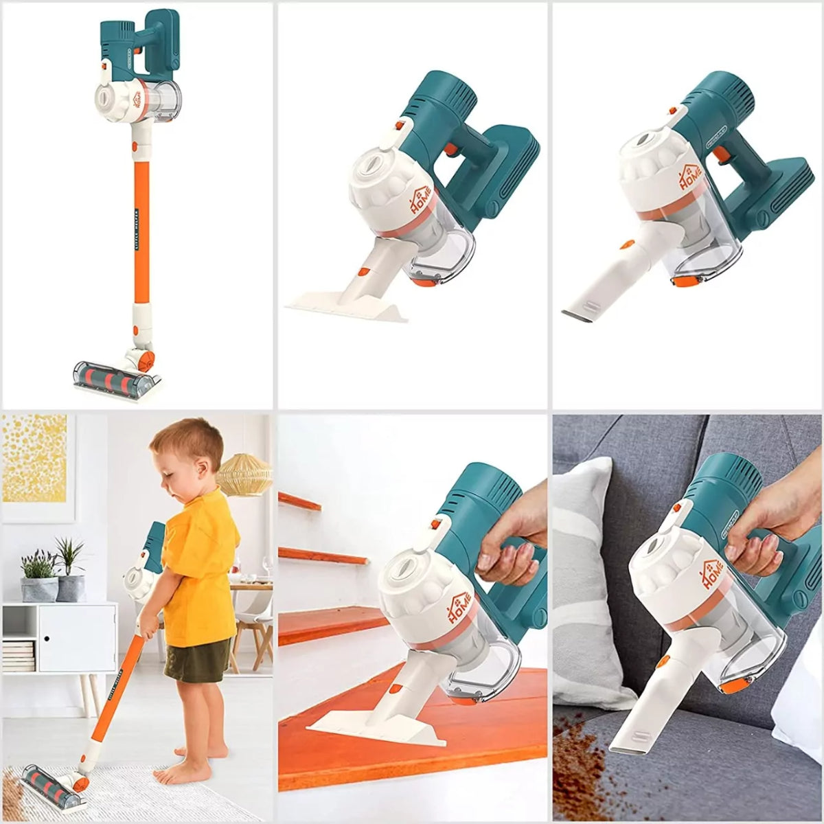 3 In 1 Cord Free Vacuum Cleaner Play Kit For Kids