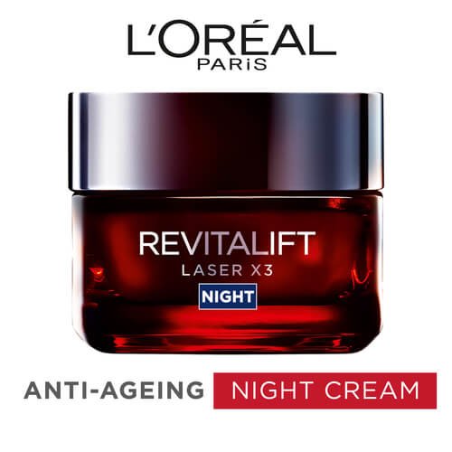 L'oreal paris revitalift laser x 3 night cream 50 ml anti-aging