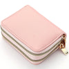 Women Zipper Short Style Purse Lychee Pattern Fashion Large Capacity Multi Card Slot Coin Purse With Zipper