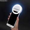 Pack Of 2 Mini Portable USB Rechargeable Selfie Ring Light With 3 Brightness Levels