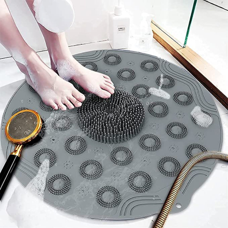 Silicone Foot Massage Cleaning Bath Mat For Ultimate Relaxation And Cleanliness