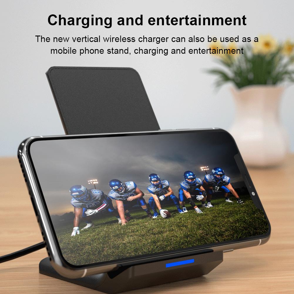 WK WP-U84 10W Mobile Phone Vertical Wireless Fast Charger Desktop Holder Wireless