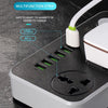 Power Socket With 3 Anti-Static AC Sockets And 6 Intelligent USB Charging Ports 2500W 3.4A