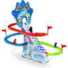 Penguin Slide Race Track With Flashing Rhythmic Music & Light Toy