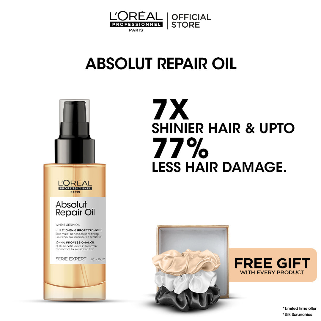 Absolute Repair Oil + Free Silk Scrunches