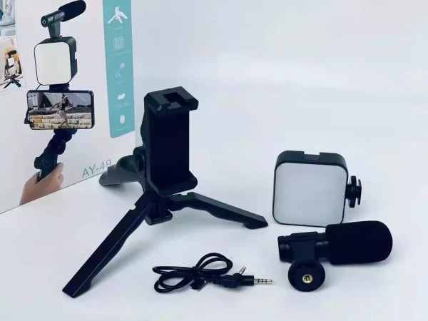 Ay-49 Video Making Tripod Kit For Vlogging