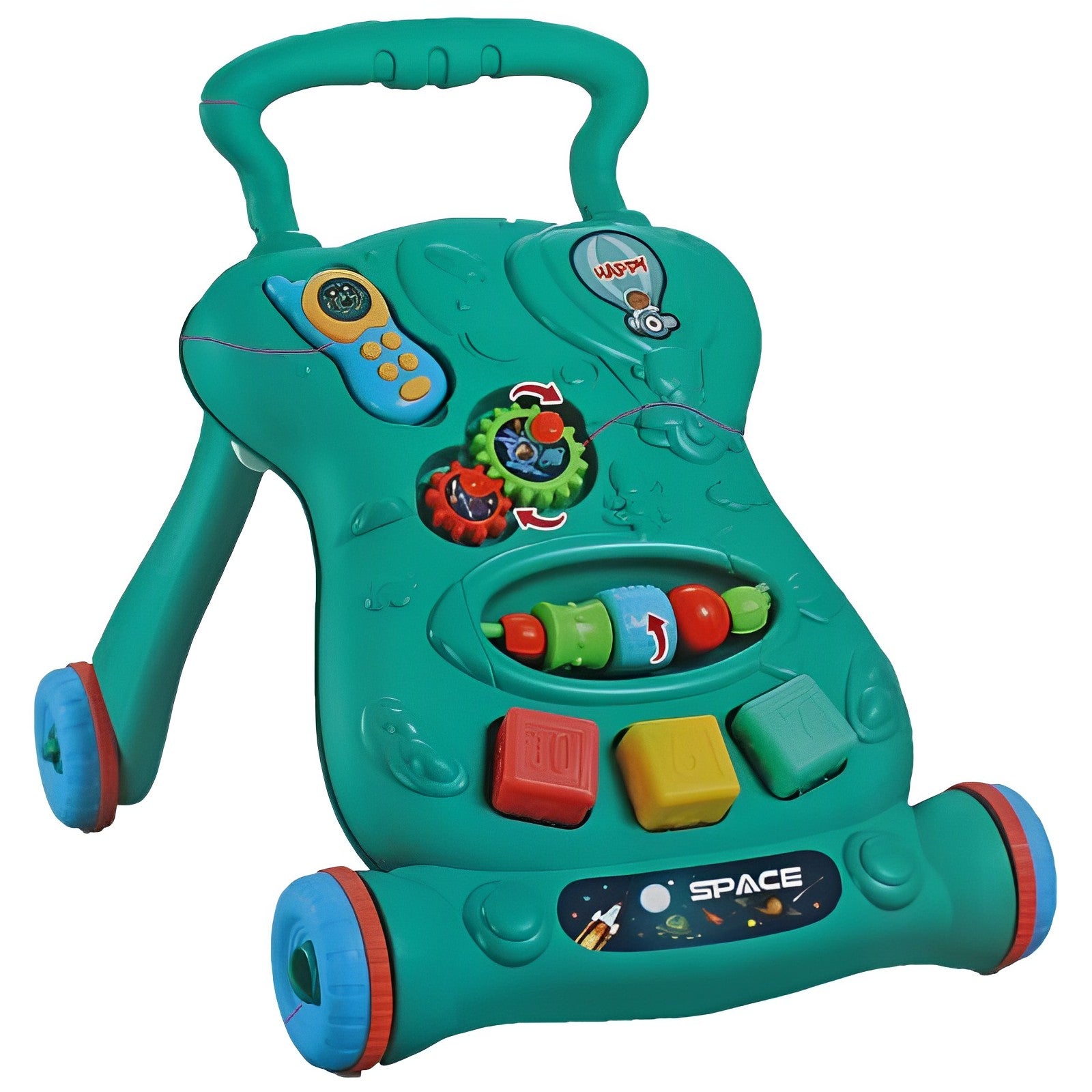 Play Together Children 2 In 1 Music Walker With Rattles, Funny Gears, Melodies And Sorter Cubes