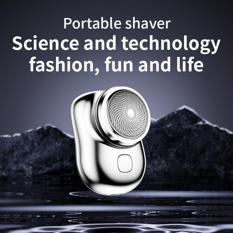 Mini Shave Portable Shaver Wet and Dry Men Is USB Rechargeable Shaver Charging Simple One Touch