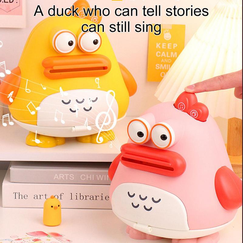 Cute Duck Cartoon Shape Interactive Money-Saving Bank For Kids