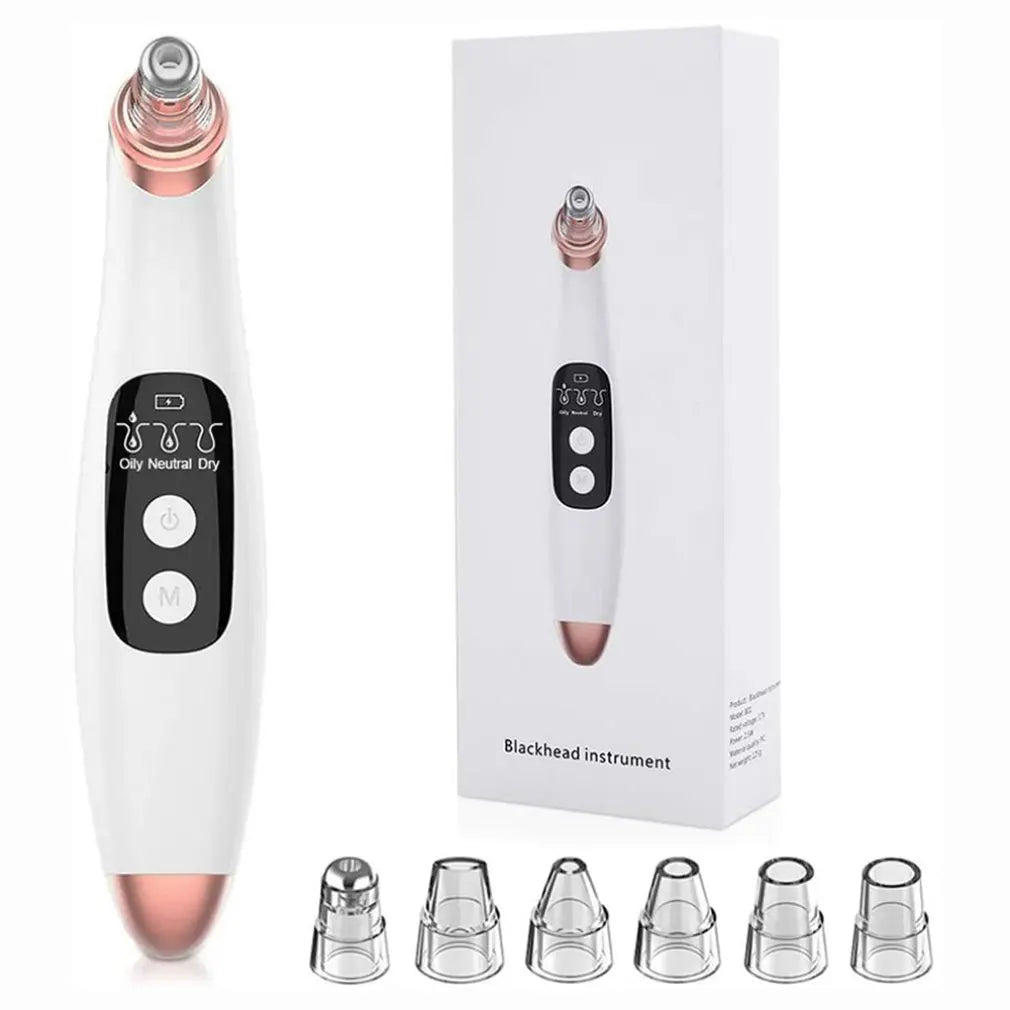 Electric Blackhead Remover Vacuum Acne Cleaner Black Spots Removal Facial Deep Cleansing Pore Cleaner Machine Skin Care Tools