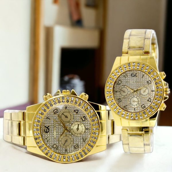 Eleven Klein Chrono Analog Quartz Pair Watch For Women