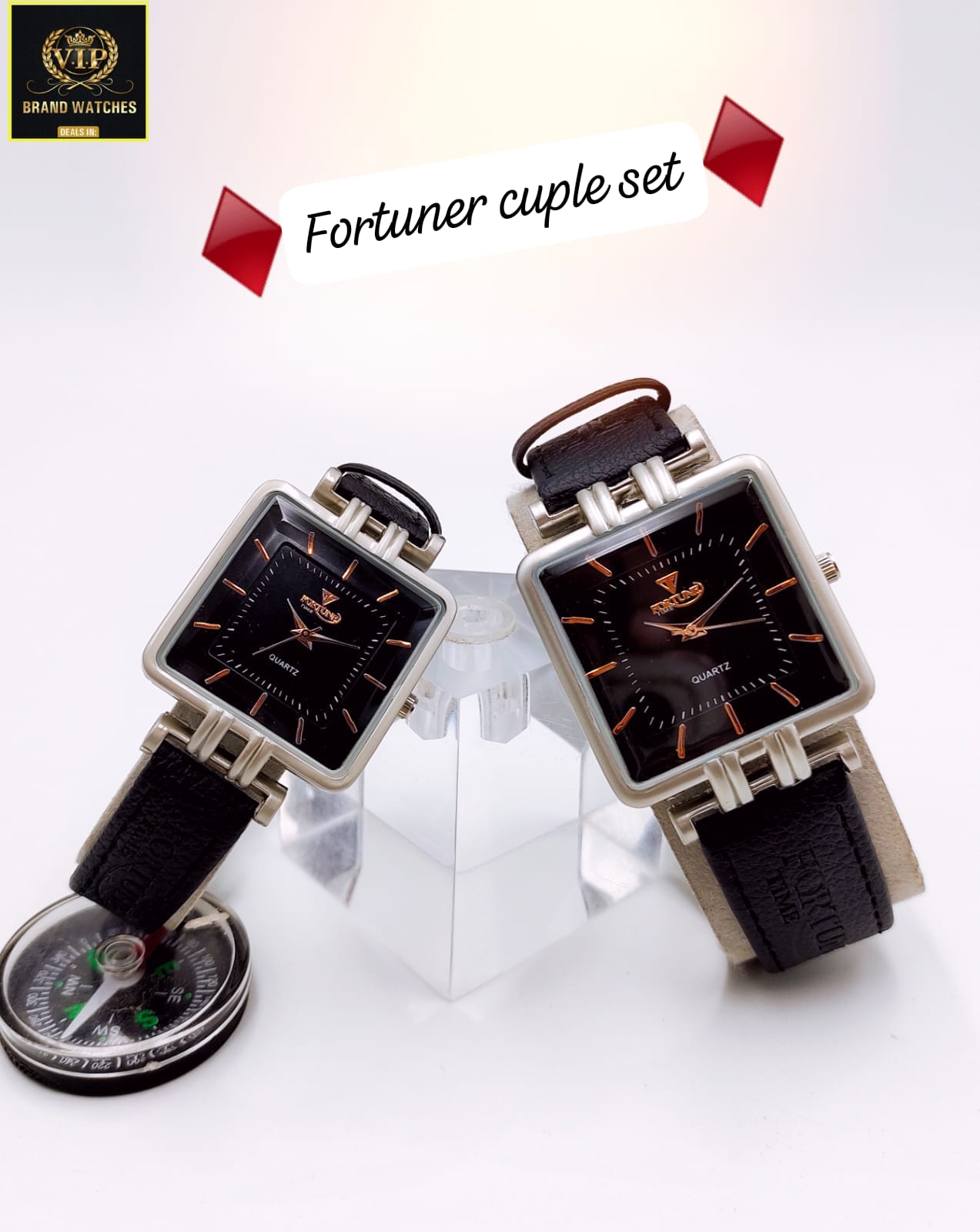 Fortuner Couple Watch Set For Couple