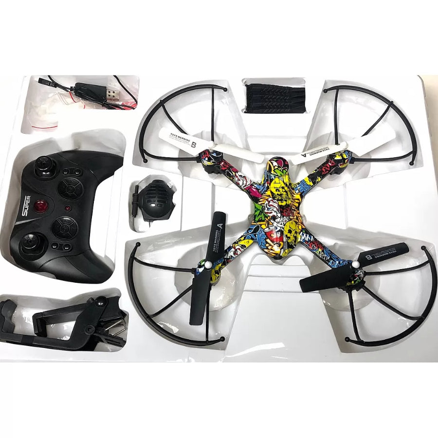 H235 RC Quadcopter Mini Headless Mode 2.4Ghz Gyro Wifi FPV Drone Real-Time Remote Control With LED