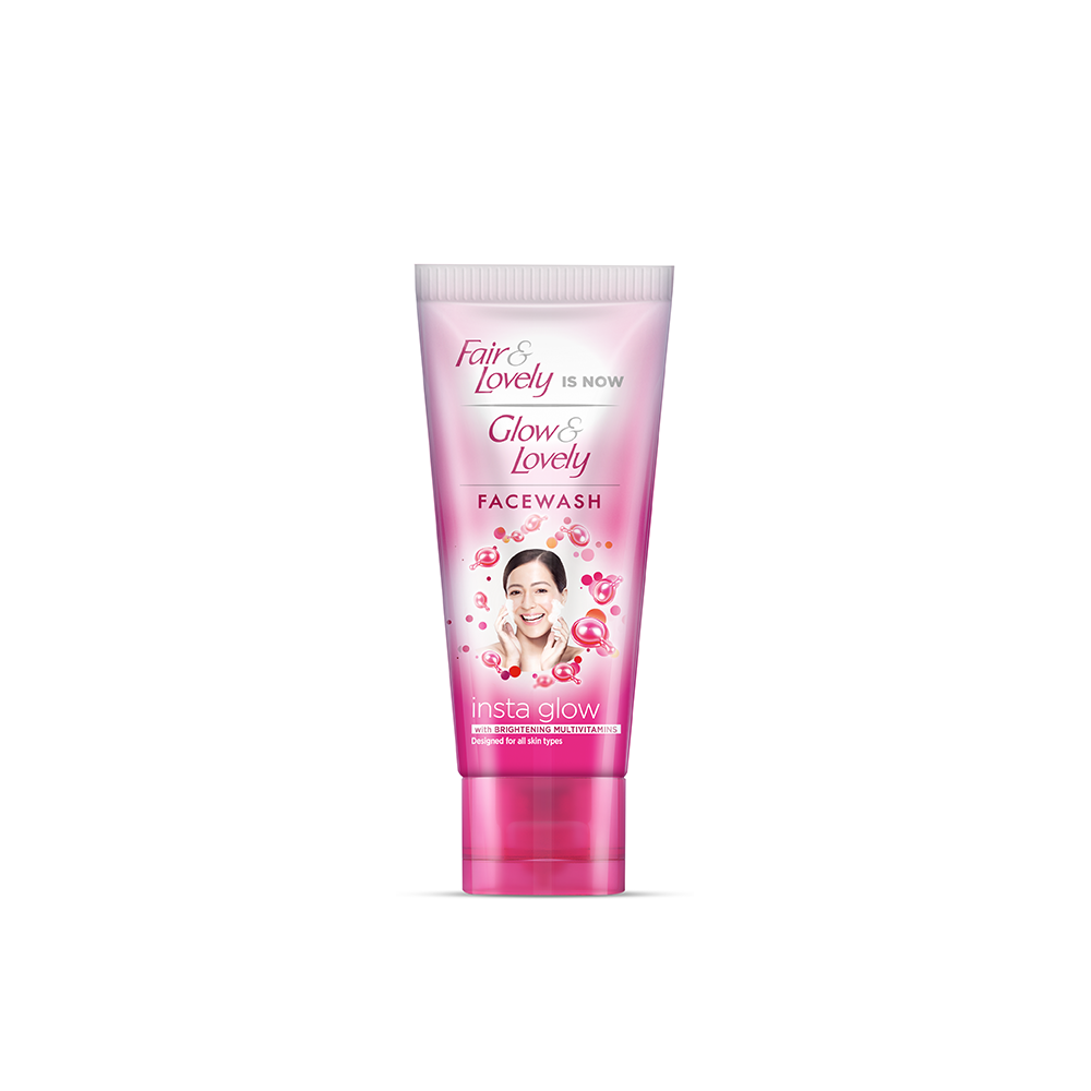 Glow & Lovely (Fair & Lovely) Insta Glow Face Wash, 50g