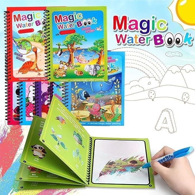 Magic Coloring Book With Water Pen