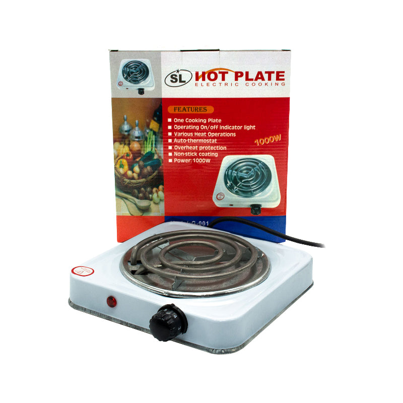 Efficient 1000W Electric Stove Mini Hot Plate For Quick Heat-Up And Easy Cooking