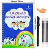 Pack Of 4 Pcs With 10 Refill Copybooks Pen Magic Copy Book Free Wiping Children’s Kid Writing Sticker Practice Copybook For Calligraphy