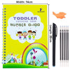 Pack Of 4 Pcs With 10 Refill Copybooks Pen Magic Copy Book Free Wiping Children’s Kid Writing Sticker Practice Copybook For Calligraphy