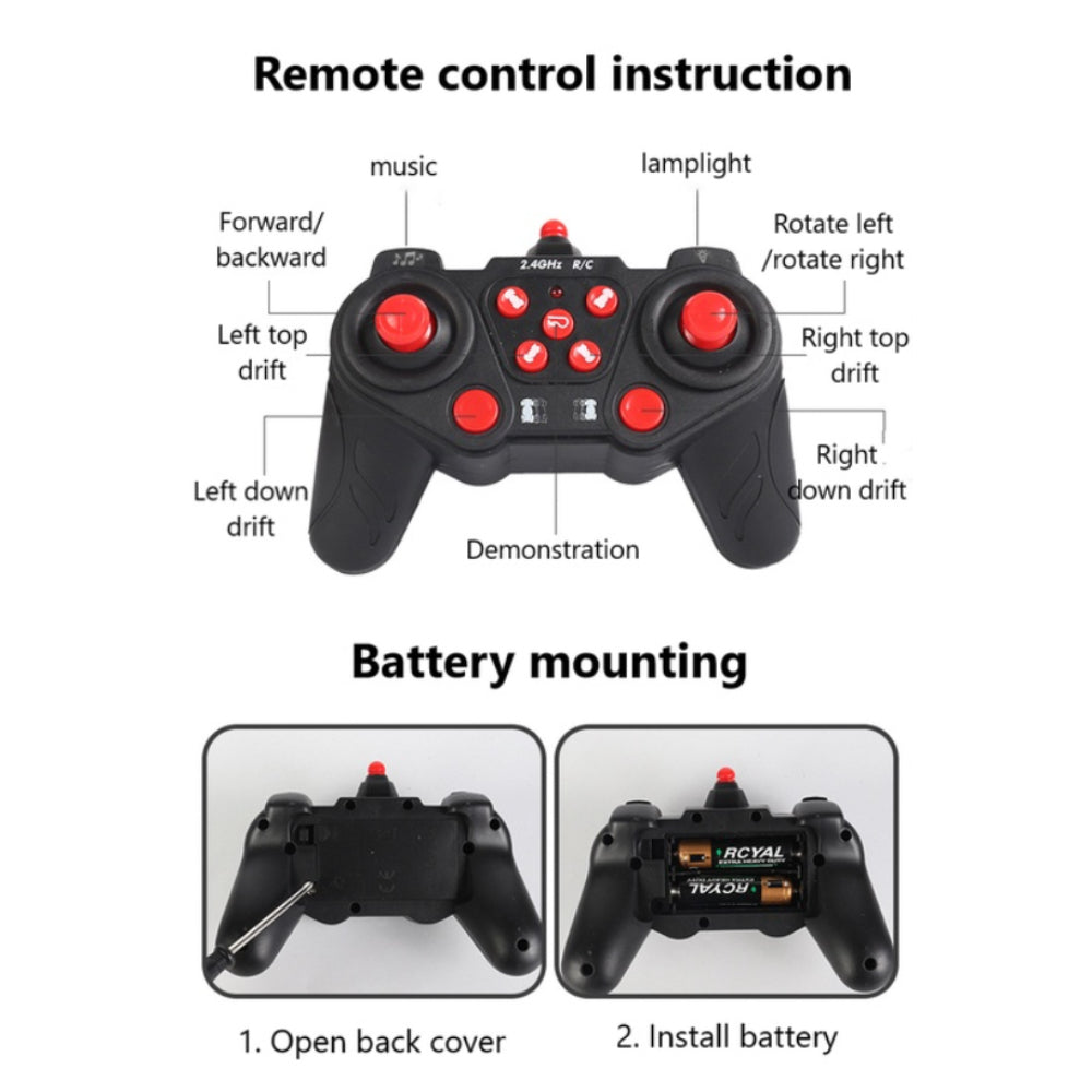 360-Degree RC Stunt Car With All-Round Mobility And Anti-Interference Function