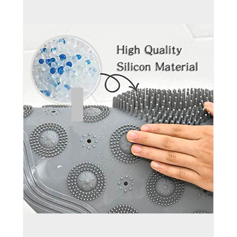 Silicone Foot Massage Cleaning Bath Mat For Ultimate Relaxation And Cleanliness