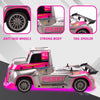 1/10 2.4G RC High Speed 4WD Racing Trailer Truck With Light-Transmitting Body