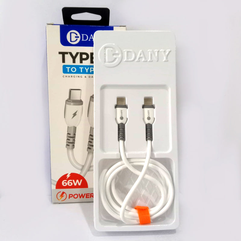 TY-15 66W High-Quality Type-C To Type-C Charging And Data Cable