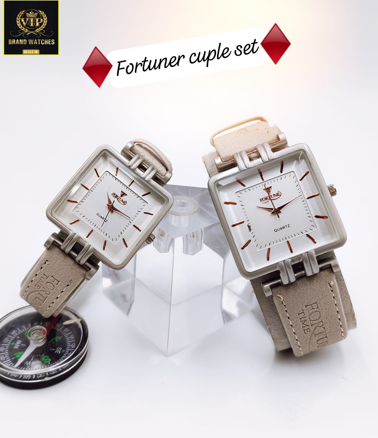 Fortuner Couple Watch Set For Couple