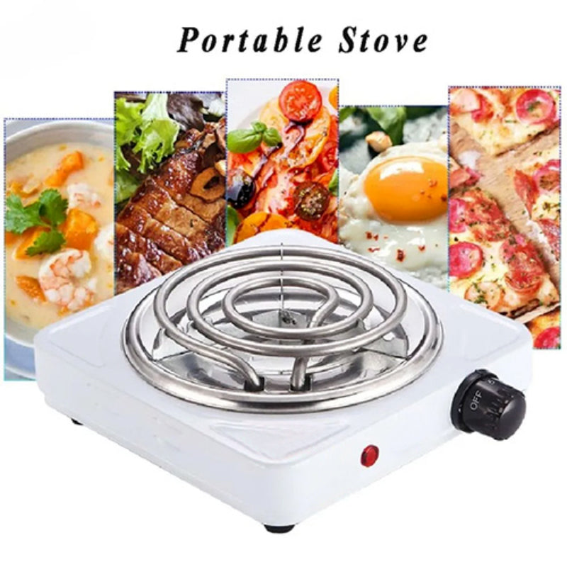 Efficient 1000W Electric Stove Mini Hot Plate For Quick Heat-Up And Easy Cooking