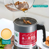 Stainless Steel 1.4-Liter Cooking Oil Strainer Pot with Filter and Thick Chassis for Efficient Grease Filtration