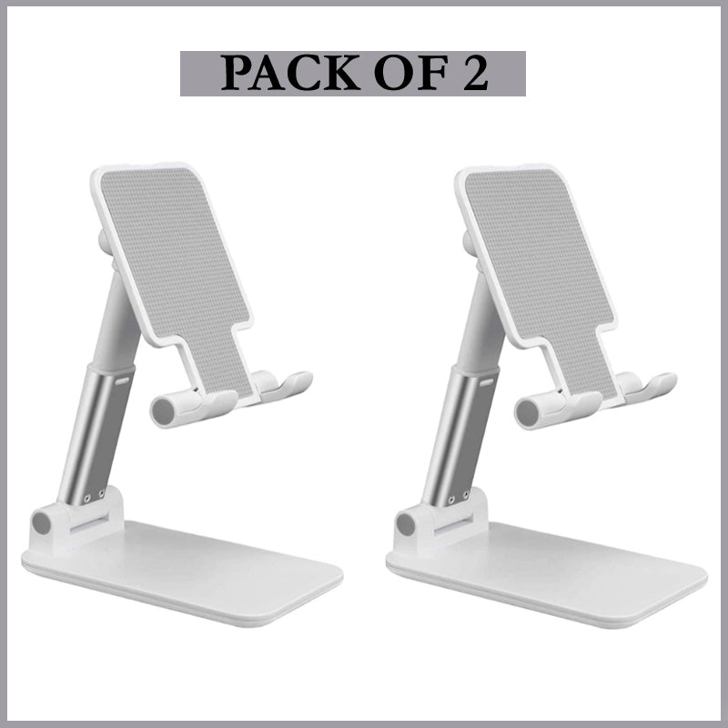 Pack Of 2 Portable Desktop Folding Lifting Bracket Mobile Phone Stand Desk Mounts For Phones