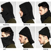 Pack Of 2 Pcs 6 In 1 Unisex Winter Fleece Thermal Balaclava Ski Snood Hood Neck Warmer Hats