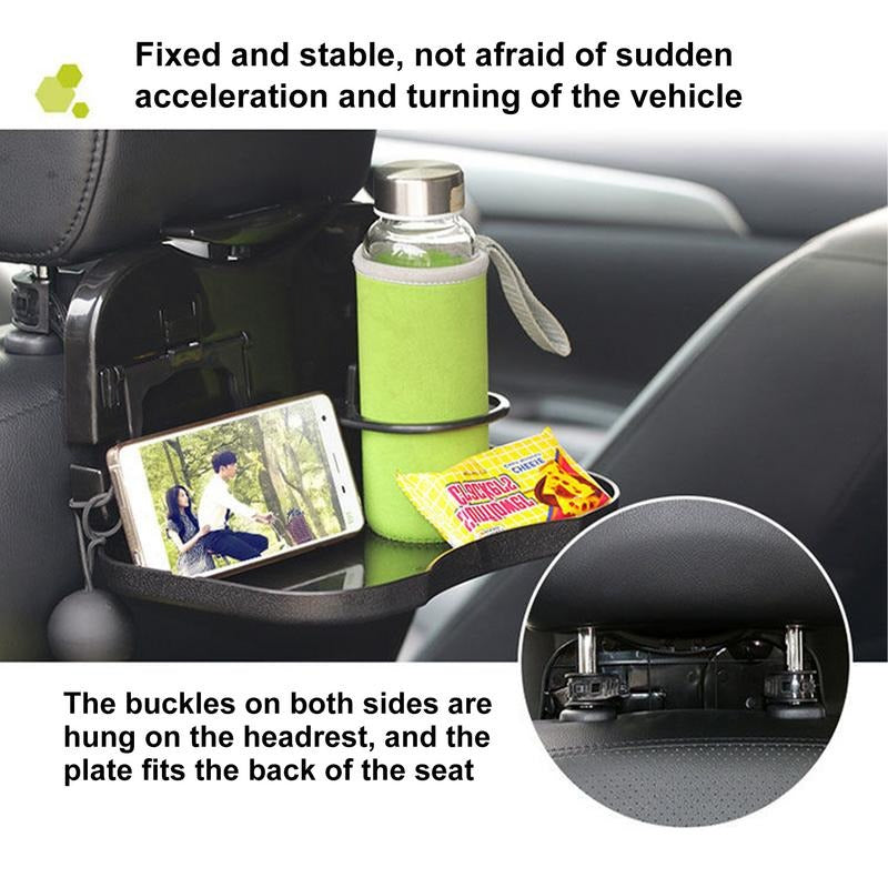 Multifunctional Easy To Install Foldable Car Travel Dining Tray