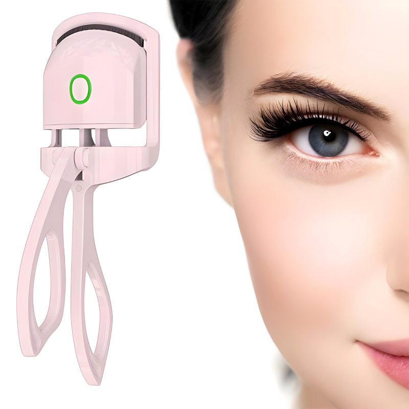 Mini Electric Eyelash Curler for Quick Long-Lasting Curling Ideal Tool for Women