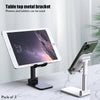 Pack Of 2 Portable Desktop Folding Lifting Bracket Mobile Phone Stand Desk Mounts For Phones