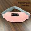 Smart Menstrual Heating Pad With Digital Display Vibrating Relief And Warm Palace Belt For Waist Pain And Cramps