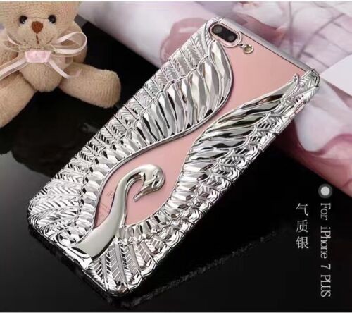 Electroplated Cute Swan Ultrathin IPhone Cover Back Cases Iphone 7