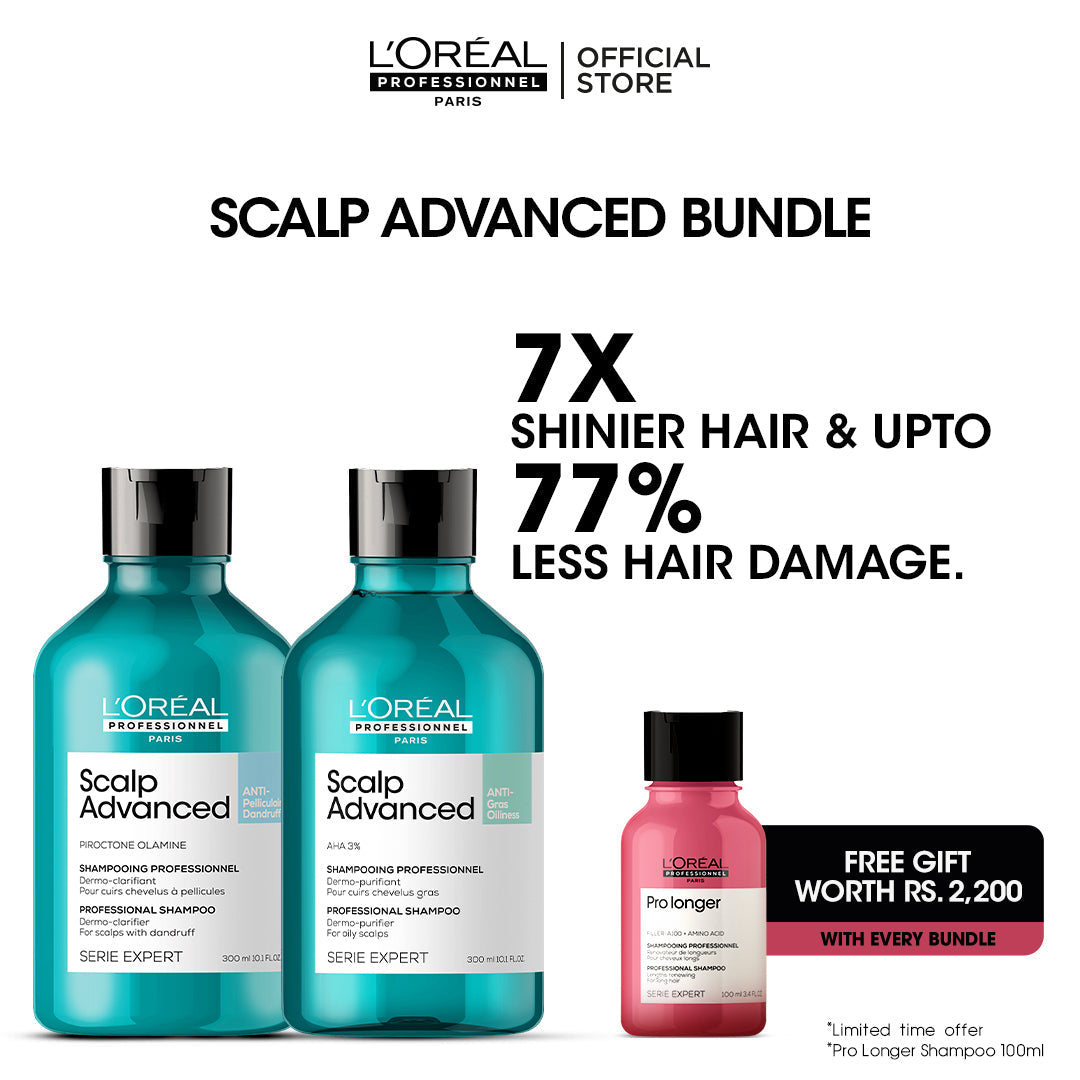 Scalp Advanced Dandruff Bundle + FREE Pro Longer Shampoo 100ml