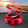 Solar Double Ring Rotating Suspension Car Perfume Air Freshener Aromatherapy Diffuser Air Purifier