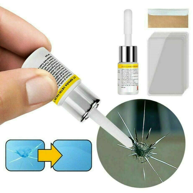 Efficient Windshield Fix Fluid Quick Auto Repair Kit For Cracked Glass