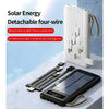 SOVO X26 10000mAh Solar Rechargeable Portable Power Bank With Super Fast Charging