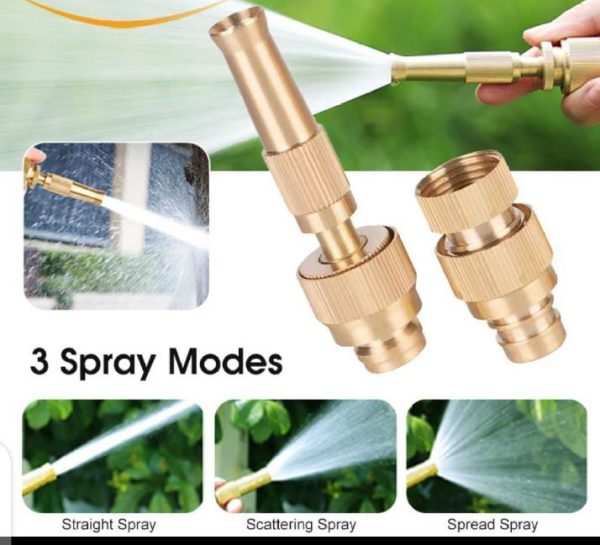 3 Spray Modes– High Pressure Water Car Sprinkler Wash Spray Nozzle