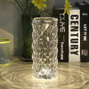 16 Colors Rose Rays Crystal Diamond Table Lamp