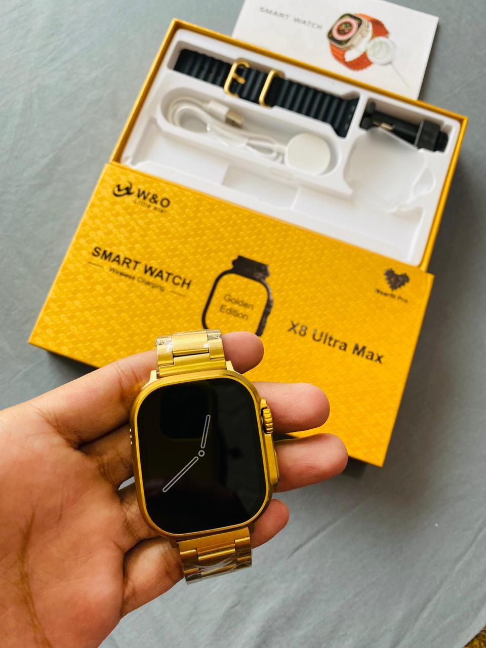 X8 Ultra Max Smart Watch Golden Edition