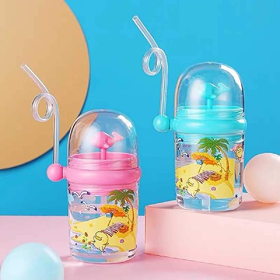 Children Whale Spray Cup Sippy Bottle